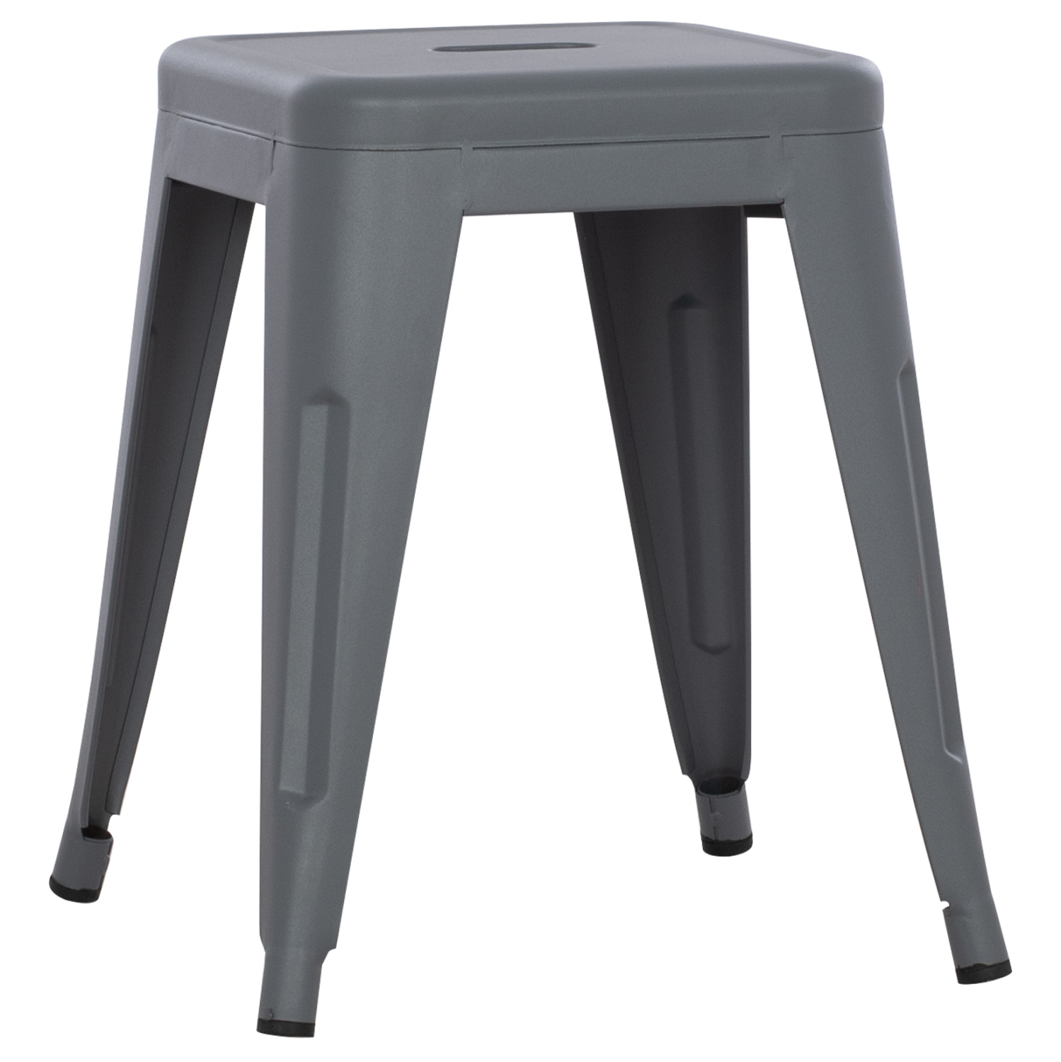 skampo-metalliko-fb9009650-se-gkri-mat-c ΣΚΑΜΠΟ ΜΕΤΑΛΛΙΚΟ MELITA HM0096.50 ΣΕ ΓΚΡΙ ΜΑΤ ΧΡΩΜΑ 37x37x45Υεκ. - Image 1