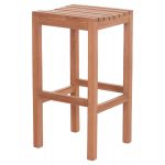 ΣΚΑΜΠΟ ΜΠΑΡ NIKOL HM18109 ΞΥΛΟ ΤΕΑΚ ΣΕ ΦΥΣΙΚΟ 40x40x77Υεκ. - Image 4