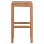 ΣΚΑΜΠΟ ΜΠΑΡ NIKOL HM18109 ΞΥΛΟ ΤΕΑΚ ΣΕ ΦΥΣΙΚΟ 40x40x77Υεκ. - Image 5