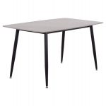 ΤΡΑΠΕΖΙ RAVEN HM18149.13 ΚΕΡΑΜΙΚΟ TOP ΜΕ ΟΨΗ ΓΚΡΙ ΜΑΡΜΑΡΟ 140x80x74Υεκ. - Image 7