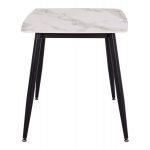 ΤΡΑΠΕΖΙ RAVEN HM9854.04 ΚΕΡΑΜΙΚΟ TOP ΜΕ ΟΨΗ ΜΑΡΜΑΡΟΥ τ.CALACATTA 120x70x73Υεκ. - Image 5