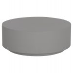 ΤΡΑΠΕΖΙ ΜΕΣΗΣ ΣΤΡΟΓΓΥΛΟ KYOKO HM6579.01 ΓΚΡΙ FIBER CEMENT Φ90x34Υεκ.