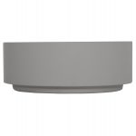 ΤΡΑΠΕΖΙ ΜΕΣΗΣ ΣΤΡΟΓΓΥΛΟ KYOKO HM6579.01 ΓΚΡΙ FIBER CEMENT Φ90x34Υεκ. - Image 3