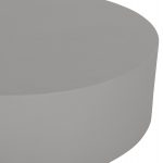 ΤΡΑΠΕΖΙ ΜΕΣΗΣ ΣΤΡΟΓΓΥΛΟ KYOKO HM6579.01 ΓΚΡΙ FIBER CEMENT Φ90x34Υεκ. - Image 4