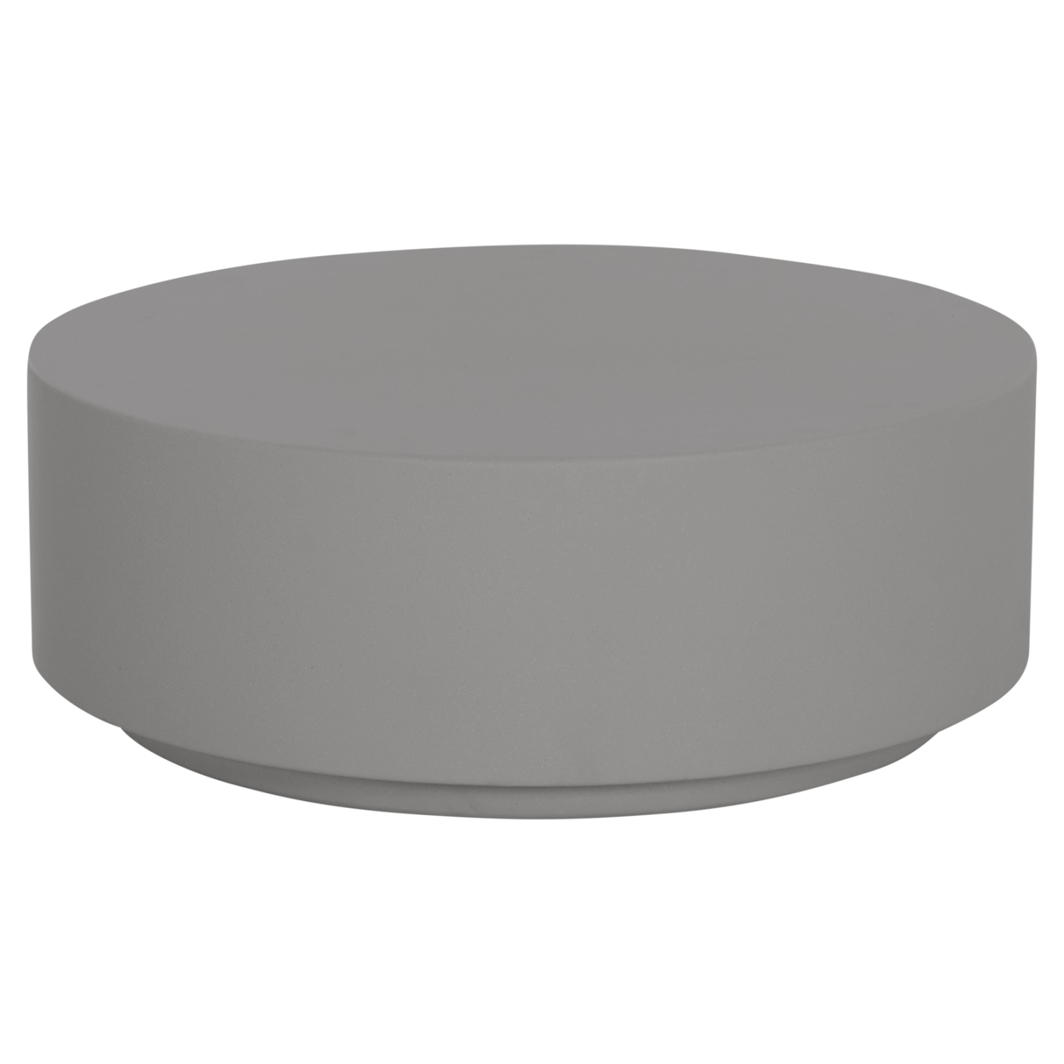 trapezi-mesis-stroggylo-fb9657901-gkri-f ΤΡΑΠΕΖΙ ΜΕΣΗΣ ΣΤΡΟΓΓΥΛΟ KYOKO HM6579.01 ΓΚΡΙ FIBER CEMENT Φ90x34Υεκ. - Image 1