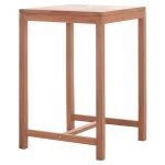 ΤΡΑΠΕΖΙ ΜΠΑΡ ΤΕΤΡΑΓΩΝΟ PRESSCOT HM18113 ΞΥΛΟ TEAK ΣΕ ΦΥΣΙΚΟ 70x70x105Υεκ. - Image 5