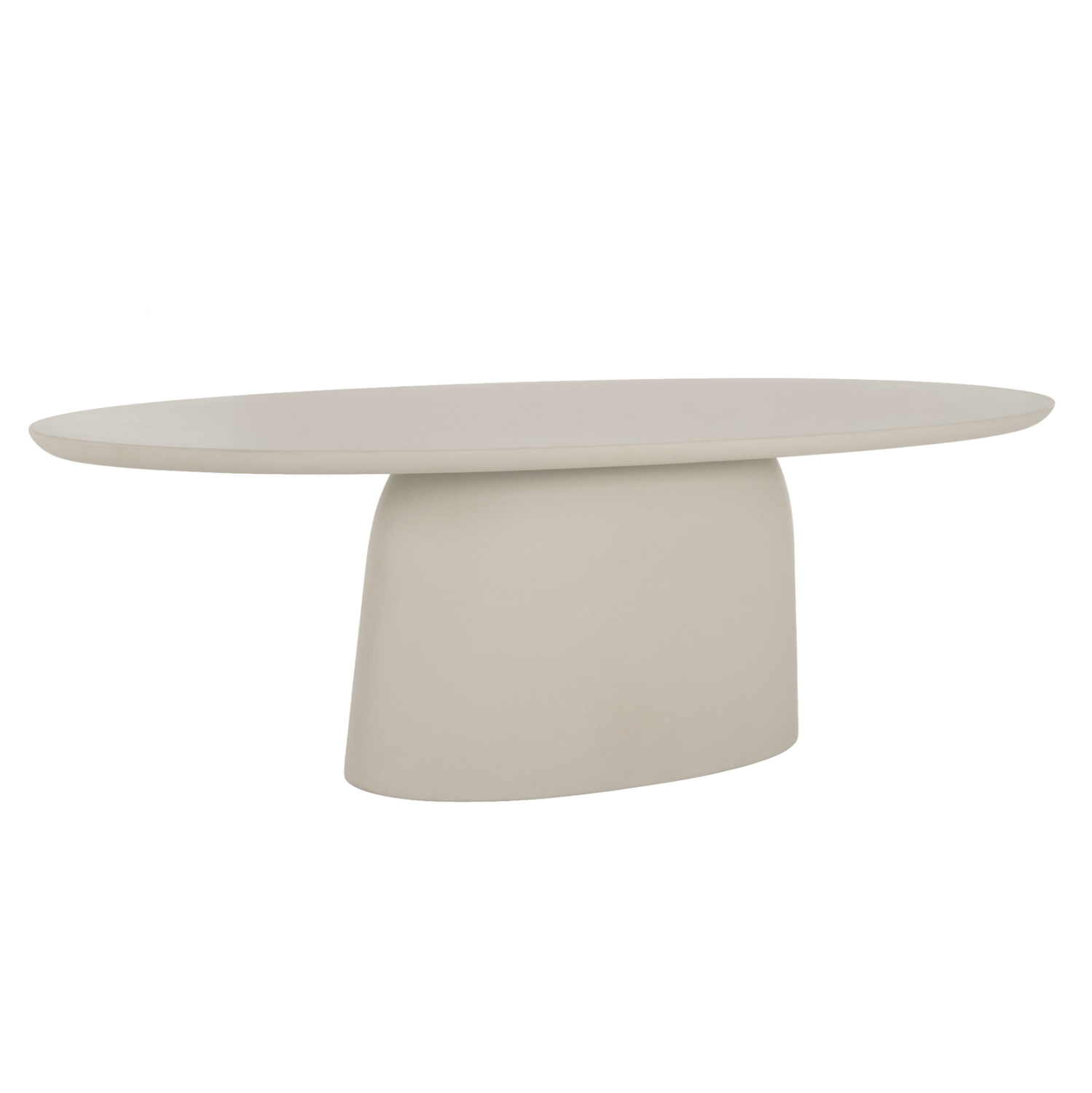 trapezi-salonioy-obal-fb9659402-mpez-fib ΤΡΑΠΕΖΙ ΣΑΛΟΝΙΟΥ ΟΒΑΛ BRECCAN HM6594.02 ΜΠΕΖ FIBER CEMENT 130x70x40Υεκ - Image 1