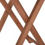 ΤΡΑΠΕΖΙ ΣΚΗΝΟΘΕΤΗ ΤΕΤΡΑΓΩΝΟ HEIDEL HM18121 ΞΥΛΟ TEAK--ΦΥΣΙΚΟ 60x60x75Υεκ. - Image 8