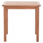 ΤΡΑΠΕΖΙ ΤΕΤΡΑΓΩΝΟ PRESSCOT HM18122 ΞΥΛΟ TEAK--ΦΥΣΙΚΟ 80x80x76Υεκ. - Image 3