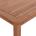 ΤΡΑΠΕΖΙ ΤΕΤΡΑΓΩΝΟ PRESSCOT HM18122 ΞΥΛΟ TEAK--ΦΥΣΙΚΟ 80x80x76Υεκ. - Image 7