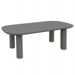 ΤΡΑΠΕΖΙ ΤΡΑΠΕΖΑΡΙΑΣ KIORA HM6597.01 ΓΚΡΙ FIBER CEMENT 200x100x75Υεκ
