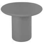 ΤΡΑΠΕΖΙ ΤΡΑΠΕΖΑΡΙΑΣ ΟΒΑΛ BRECCAN HM6577.01 ΓΚΡΙ FIBER CEMENT 240x100x75Υεκ. - Image 4