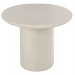 ΤΡΑΠΕΖΙ ΤΡΑΠΕΖΑΡΙΑΣ ΟΒΑΛ BRECCAN HM6577.02 ΜΠΕΖ FIBER CEMENT 240x100x75Υεκ. - Image 4