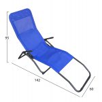 ΞΑΠΛΩΣΤΡΑ ΚΟΥΝΙΣΤΗ SWINGSAND HM6553.05 ΜΠΛΕ TEXTILENE--ΜΑΥΡΟ ΜΕΤΑΛΛΟ 142x60x95Υεκ - Image 2