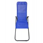 ΞΑΠΛΩΣΤΡΑ ΚΟΥΝΙΣΤΗ SWINGSAND HM6553.05 ΜΠΛΕ TEXTILENE--ΜΑΥΡΟ ΜΕΤΑΛΛΟ 142x60x95Υεκ - Image 3