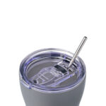 ESTIA ΘΕΡΜΟΣ COFFEE MUG SAVE THE AEGEAN 350ml FJORD GREY - Image 6
