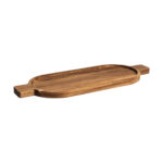 ESTIA ΔΙΣΚΟΣ ΣΕΡΒΙΡΙΣΜΑΤΟΣ ALLURE 49x18x2cm ΟΒΑΛ ΜΕ ΧΕΡΟΥΛΙΑ