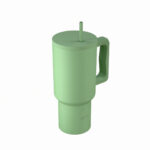 ESTIA ΘΕΡΜΟΣ STRAW TUMBLER XL SAVE THE AEGEAN 900ml PINE - Image 2