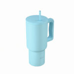 ESTIA ΘΕΡΜΟΣ STRAW TUMBLER XL SAVE THE AEGEAN 900ml ARCTIC - Image 2