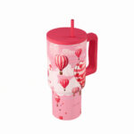 ESTIA ΘΕΡΜΟΣ STRAW TUMBLER XL SAVE THE AEGEAN 900ml LOVE ASCEND - Image 2