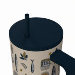 ESTIA ΘΕΡΜΟΣ STRAW TUMBLER XL SAVE THE AEGEAN 900ml SALT LIFE - Image 3