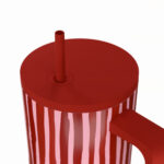 ESTIA ΘΕΡΜΟΣ STRAW TUMBLER XL SAVE THE AEGEAN 900ml VIVA STRIPE - Image 3