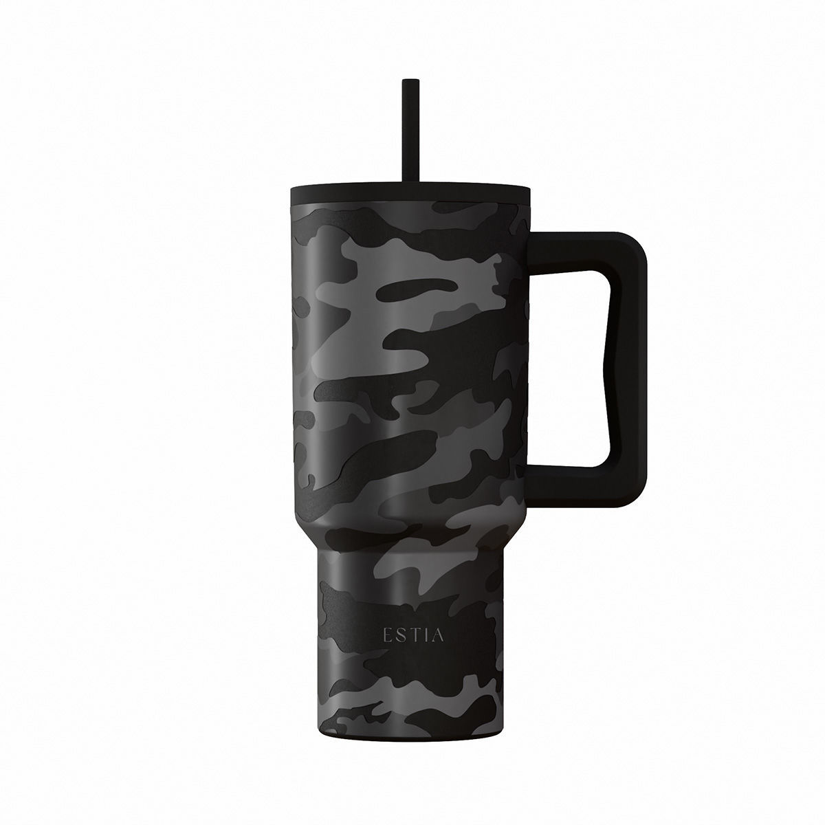 0017414_-straw-tumbler-xl-save-the-aegean-900ml-dark-camo ESTIA ΘΕΡΜΟΣ STRAW TUMBLER XL SAVE THE AEGEAN 900ml DARK CAMO - Image 1