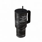 ESTIA ΘΕΡΜΟΣ STRAW TUMBLER XL SAVE THE AEGEAN 900ml DARK CAMO - Image 2