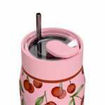 ESTIA ΘΕΡΜΟΣ LENS SAVE THE AEGEAN 360ml CHERRY ROSE - Image 4