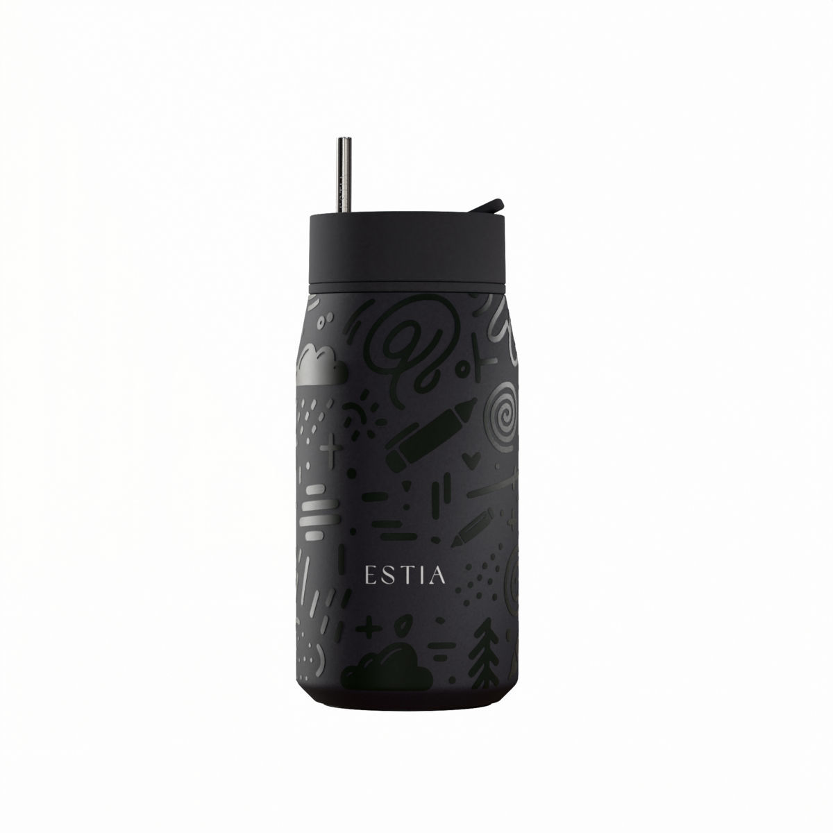 0017777_-lens-save-the-aegean-360ml-noir-echo ESTIA ΘΕΡΜΟΣ LENS SAVE THE AEGEAN 360ml NOIR ECHO - Image 1