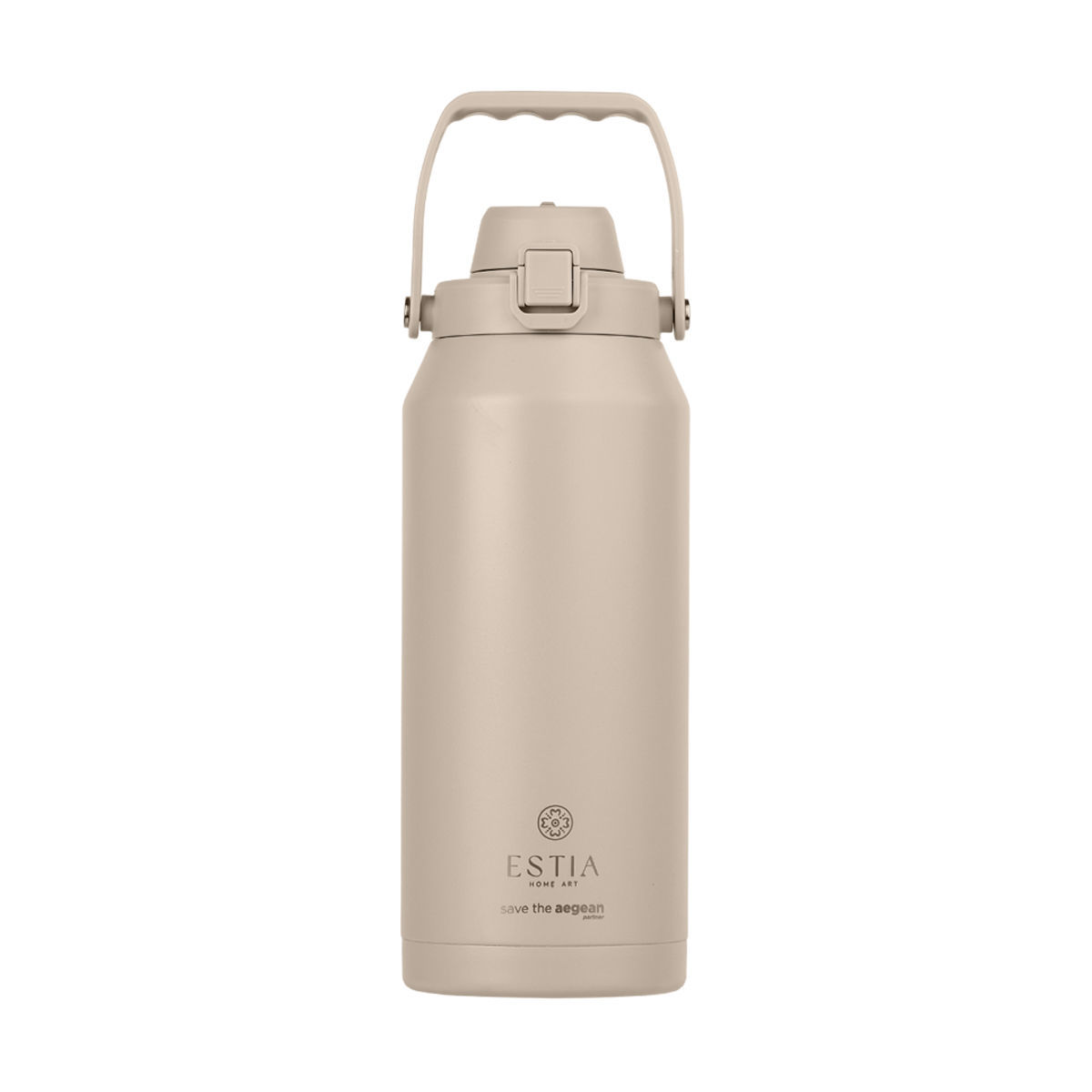 0017888_-lift-bottle-save-the-aegean-18lt-dune ESTIA ΘΕΡΜΟΣ LIFT BOTTLE SAVE THE AEGEAN 1.8lt DUNE - Image 1