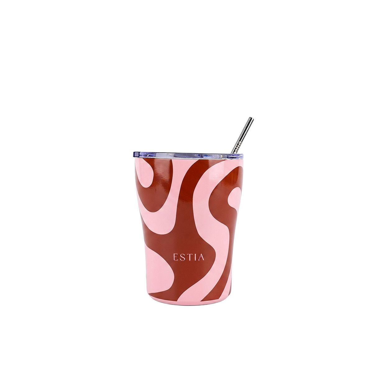 0017910_-coffee-mug-save-the-aegean-350ml-coral-waves ESTIA ΘΕΡΜΟΣ COFFEE MUG SAVE THE AEGEAN 350ml CORAL WAVES - Image 1