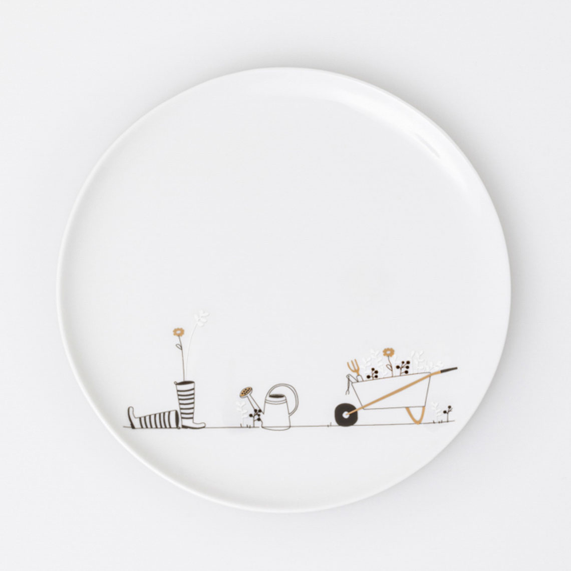 17928_art-f_teller_geschenktellergaertnerin_y23_po_v01_ret_1 Raeder - Hobby. Πορσελάνινο Πιάτο Gardener - Image 1