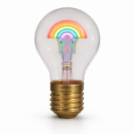 Light Me Up - Επαναφορτιζόμενη Επιτραπέζια Λάμπα LED Rainbow