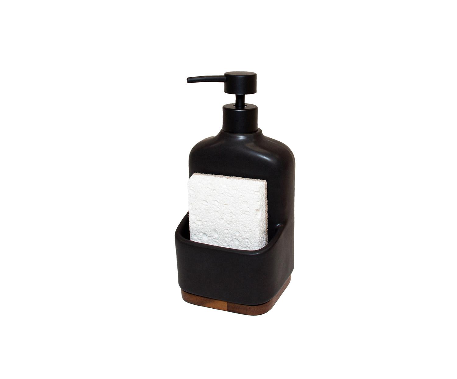 CC26097-01.CA9D2671AA2C Andrea House - Κεραμική Αντλία Κουζίνας Ceramic Black/Acacia - Image 1