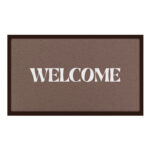 Artsy Mats - Χαλάκι Εισόδου Welcome Chocolate Brown 70x40cm