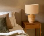 Andrea House - Επιτραπέζιο Φωτιστικό Palma Linen Rattan - Image 4