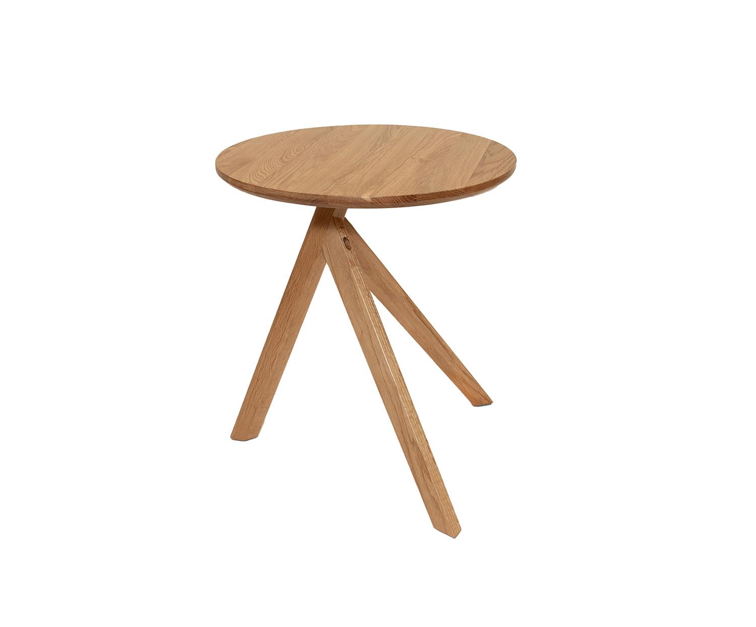 MU26033-01.4974686910F8 Andrea House - Δρύινο Coffee Table Ø60cm - Image 1