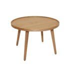 Andrea House - Δρύινο Coffee Table Ø60cm