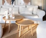 Andrea House - Δρύινο Coffee Table Ø80cm - Image 4