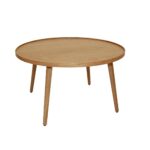 Andrea House - Δρύινο Coffee Table Ø80cm