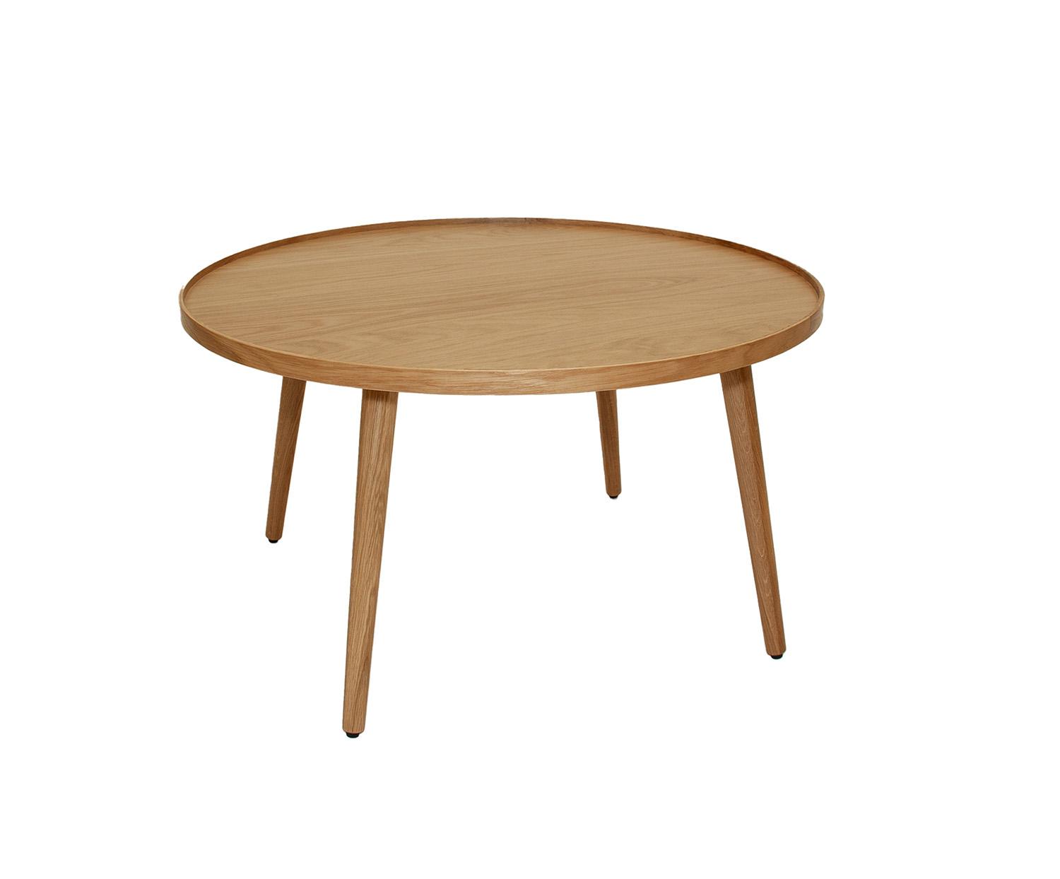 MU26037-01.5DCC624C7EF9 Andrea House - Δρύινο Coffee Table Ø80cm - Image 1