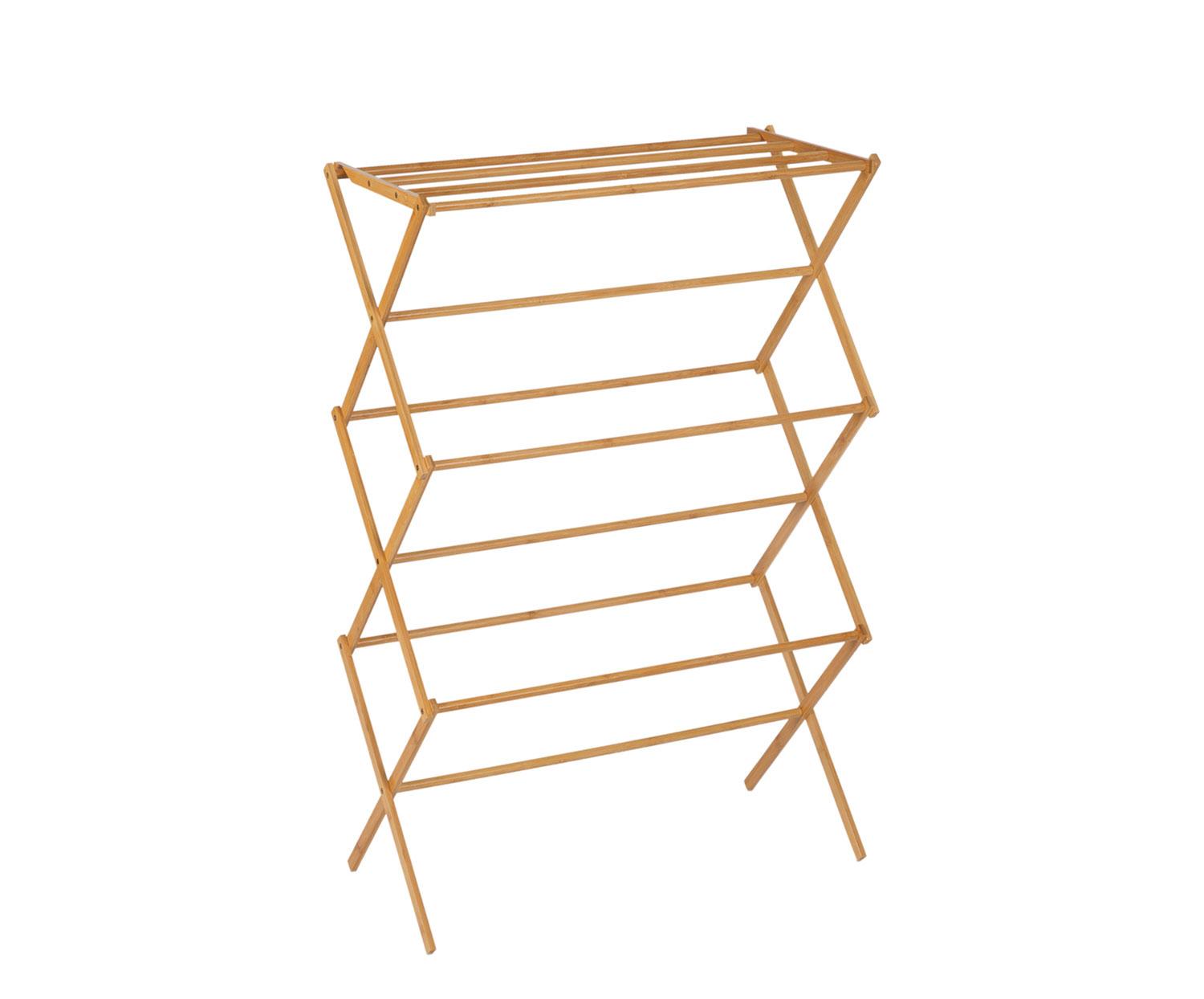 MU73023-01.E55E50B7E7BD Andrea House - Πτυσσόμενη Απλώστρα Από Ξύλο Bamboo - Image 1