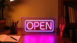 Light Me Up - Επιτραπέζιο Φωτιστικό NEON Box Open - Image 2