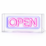 Light Me Up - Επιτραπέζιο Φωτιστικό NEON Box Open