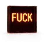 Light Me Up - Επιτραπέζιο Φωτιστικό NEON Mini Box Fuck