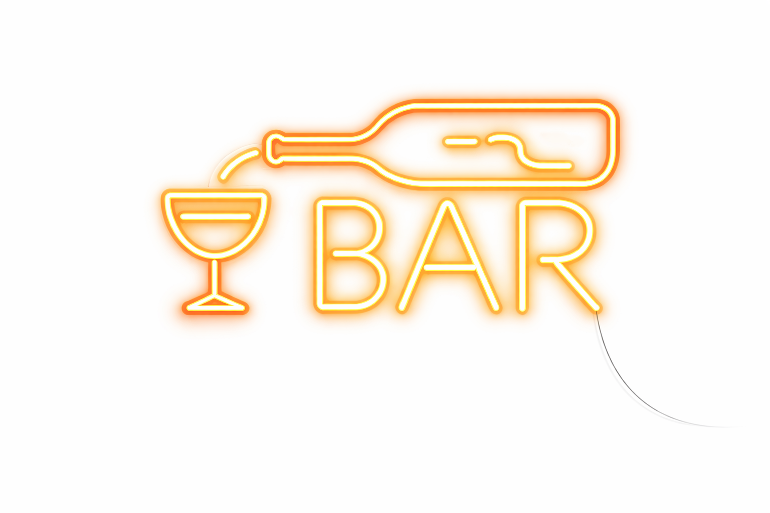 NEM2408_01 Light Me Up - Φωτιστικό Τοίχου NEON Bar - Image 1