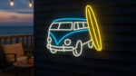 Light Me Up - Φωτιστικό Τοίχου NEON Van Surf - Image 2