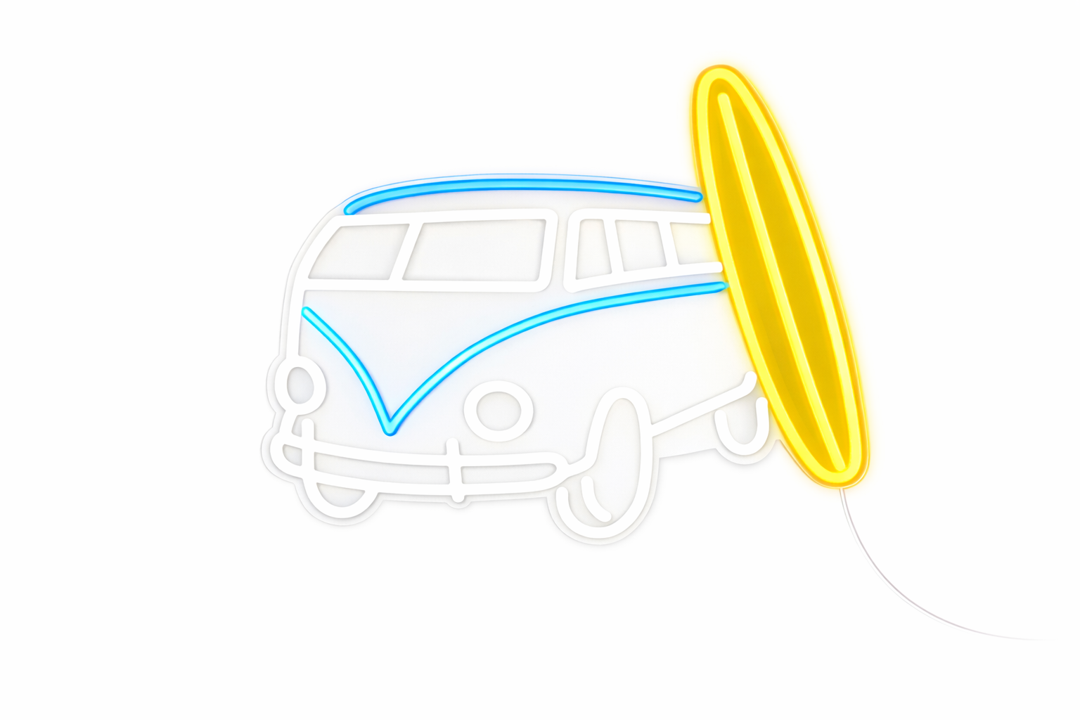 NEM2510_01 Light Me Up - Φωτιστικό Τοίχου NEON Van Surf - Image 1