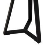 ΒΟΗΘΗΤΙΚΟ ΤΡΑΠΕΖΑΚΙ ROCKET HM9587.04 MDF ΚΑΡΥΔΙ-ΜΑΥΡΗ ΜΕΤΑΛΛΙΚΗ ΒΑΣΗ Φ45x55Υεκ. - Image 6